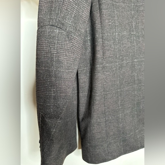 Awearness Kenneth Cole Men's Mock Neck Jacket in Charcoal - Picture 4 of 8